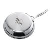 218189 12 neprilnava panev steelshield 25 cm nerezova ocel circulon