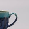 218798 2 hrnek cobalt teal drip 250 ml modra keramika mij