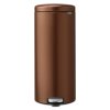 221705 pedalovy odpadkovy kos newicon 30 l teple bronzova ocel brabantia