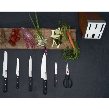 Комплект ножове с блок GOURMET, 7 бр., шоколад, Zwilling