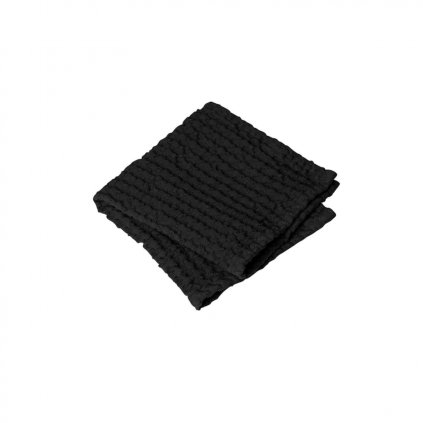 Кърпа за ръце CARO, комплект 2 бр., 30 x 30 cм, черна, Blomus
