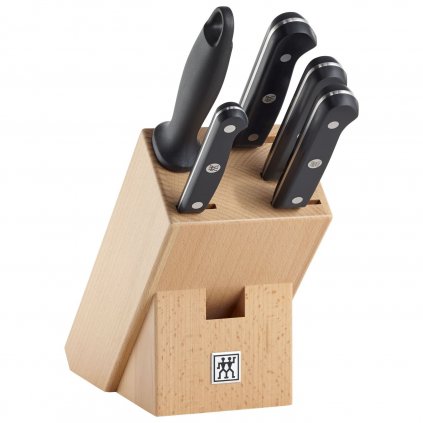 Блок за ножове GOURMET, 5 бр., бук, Zwilling