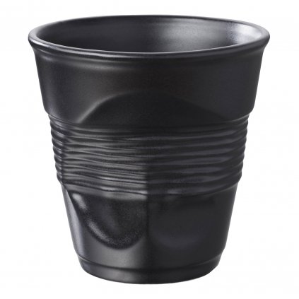 Чаша за еспресо FROISSÉS 80 мл, сатенено черна, порцелан, REVOL