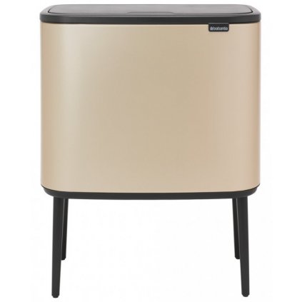 Кош за отпадъци с докосване TOUCH BIN 3 x 11л, шампанско, Brabantia