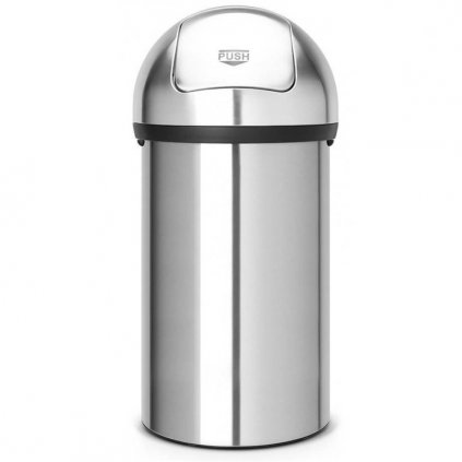 Кошче за отпадъци PUSH BIN 60л, матова стомана, Brabantia