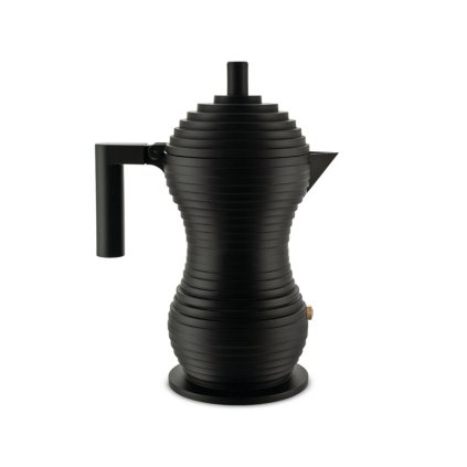 Кафеварка за котлон PULCINA 70 мл, черна, Alessi