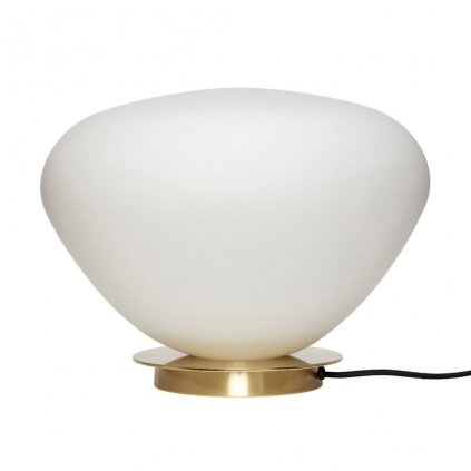 Настолна лампа BEAN Hübsch бяла