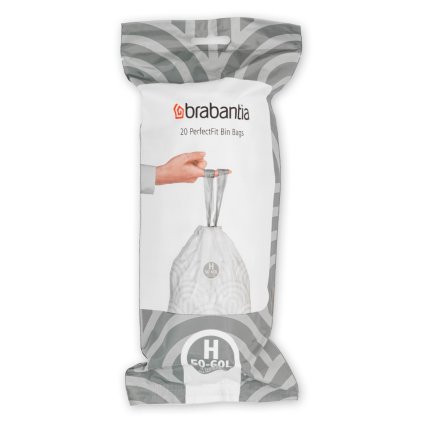 Торби за боклук H PERFECTFIT 50-60 л, 20 бр., Brabantia