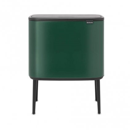 Кош за отпадъци с докосване BO TOUCH BIN 11 + 23л, зелен, Brabantia