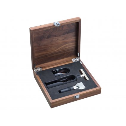 Комплект аксесоари за вино SOMMELIER BARIC, 3 бр., с дървена кутия за подарък, WMF