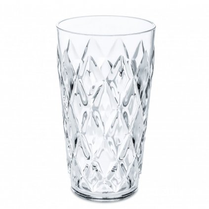Пластмасова чаша за дълги напитки CRYSTAL L 450 мл, кристално прозрачна, Koziol