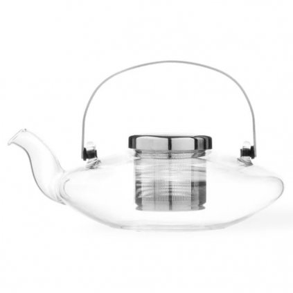 Чайник с инфузер LEAF 500 мл, стъкло/неръждаема стомана, Viva Scandinavia