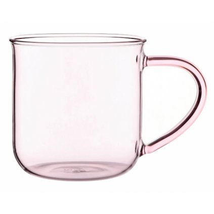 Чаена чаша EVA MINIMA 400 мл, розова, стъкло, Viva Scandinavia