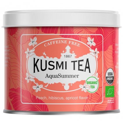 Плодов чай AQUA SUMMER, 100 г насипен чай в кутия, Kusmi Tea