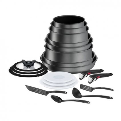 Комплект кухненски съдове INGENIO DAILY CHEF ON L7619402, 20 бр., Tefal