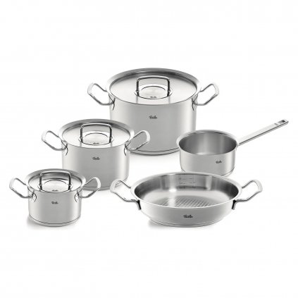 Комплект съдове ORIGINAL-PROFI COLLECTION 5 бр., неръждаема стомана, индукция, Fissler