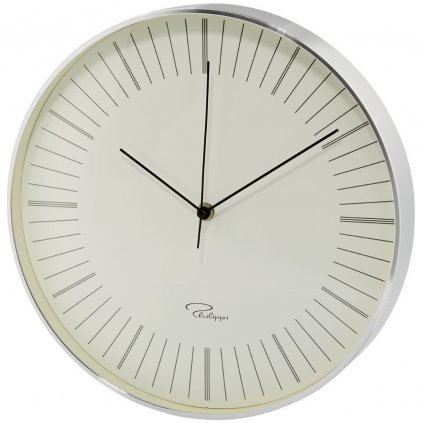 Стенен часовник TEMPUS W4 31 см, бял, Philippi