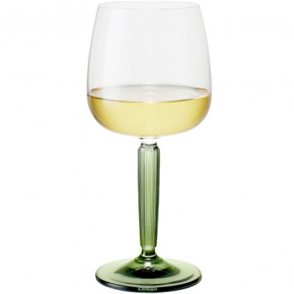 Чаша за бяло вино HAMMERSHOI, комплект 2 бр., 350 мл, зелена, Kähler