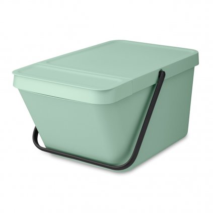 Кошче за отпадъци SORT & GO 20л, с възможност за нареждане, нефритено зелено, Brabantia