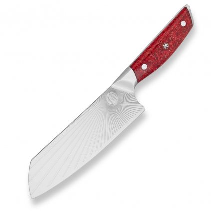 Нож Сантоку SANDVIK RED NORTHERN SUN 18,5 см, Dellinger