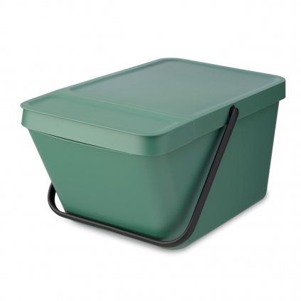 Кошче за отпадъци SORT & GO 20л, с възможност за нареждане, тъмно зелено, Brabantia