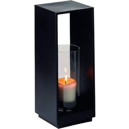 Фенер за свещ WISMA 30 см, черен, Philippi