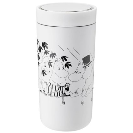 Чаша за пътуване TO GO CLICK MOOMIN 400 ml, меко бяло, Stelton