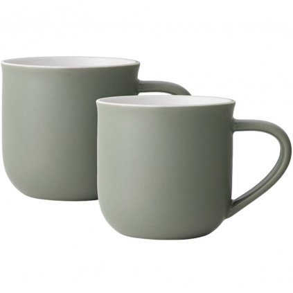 Чаша за чай MINIMA EVA, комплект 2 бр., 350 мл, зелена, Viva Scandinavia
