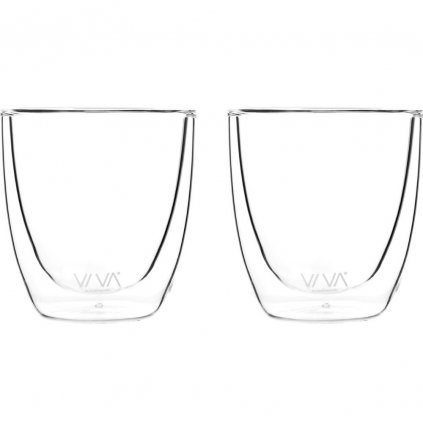 Чаена чаша LAUREN, комплект 2 бр., 110 мл, с двойни стени, Viva Scandinavia