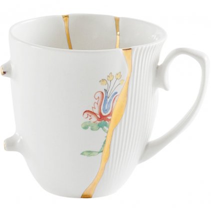 Чаша за чай KINTSUGI 2, бяла, Seletti