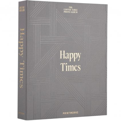 Албум за снимки HAPPY TIMES, сив, Printworks