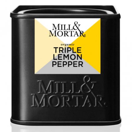Органичен троен лимонов пипер 50 г, Mill & Mortar