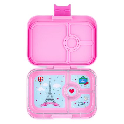 Кутия Бенто PANINO 4 fifi розова/ Paris, 750 мл, Yumbox