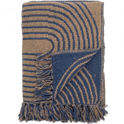 Кърпа TIFFANIE 130 x 160 cм, синя, памук, Bloomingville