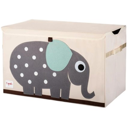 Кутия за съхранение на играчки ELEPHANT 61 см, бежова, 3 Sprouts