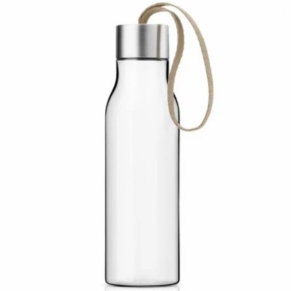 Бутилка за вода 500 мл, с перлено-бежова каишка, пластмаса, Eva Solo
