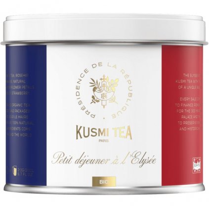 Зелен чай PETIT DÉJEUNER A l'ELYSÉE, кутия от 100 г, Kusmi Tea