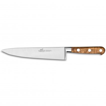 Нож на готвача PROVENCAO 20 cм, с нитове от неръждаема стомана, кафяв, Lion Sabatier
