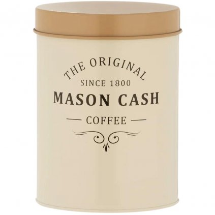 Кутия за мляно кафе HERITAGE, 1,3 л, кремав, стомана, Mason Cash