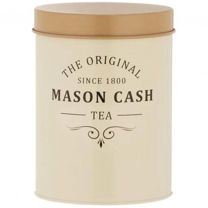 Кутия за съхранение на чай, HERITAGE 1,3 л, кремав, стомана, Mason Cash