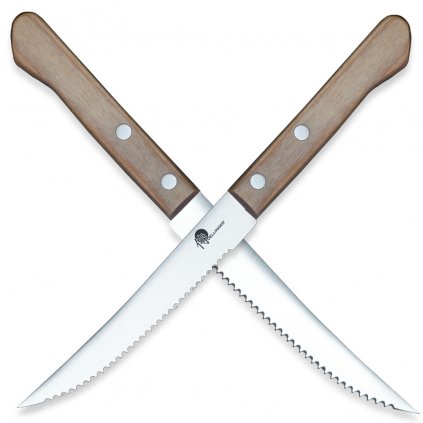 Нож за пържоли EASY, 10 см, кафяв, Dellinger