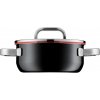Ниска тенджера с капак Fusiontec Functional WMF 20 см черна
