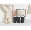 Dotykový odpadkový kôš TOUCH BIN 3 x 11 l, šampanské, Brabantia