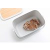 Кутия за хляб, с дъска за рязане, светлосива, Brabantia