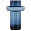 Ваза TUBE 40 см, тъмно синя, стъкло, Lyngby Glas
