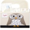 Органайзер за пелени OWL 28 см, бежов, 3 Sprouts
