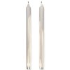Свещ за вечеря СУХО 30 см, комплект от 2 бр., топло сив, твърдо LIVING