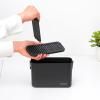 221714 6 drezovy organizer sinkside 22 cm tmave seda plast brabantia