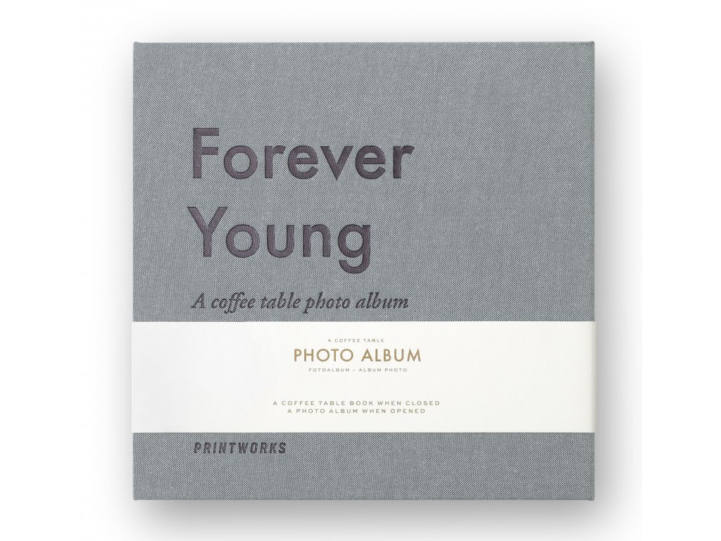 Photo album FOREVER YOUNG Printworks grey