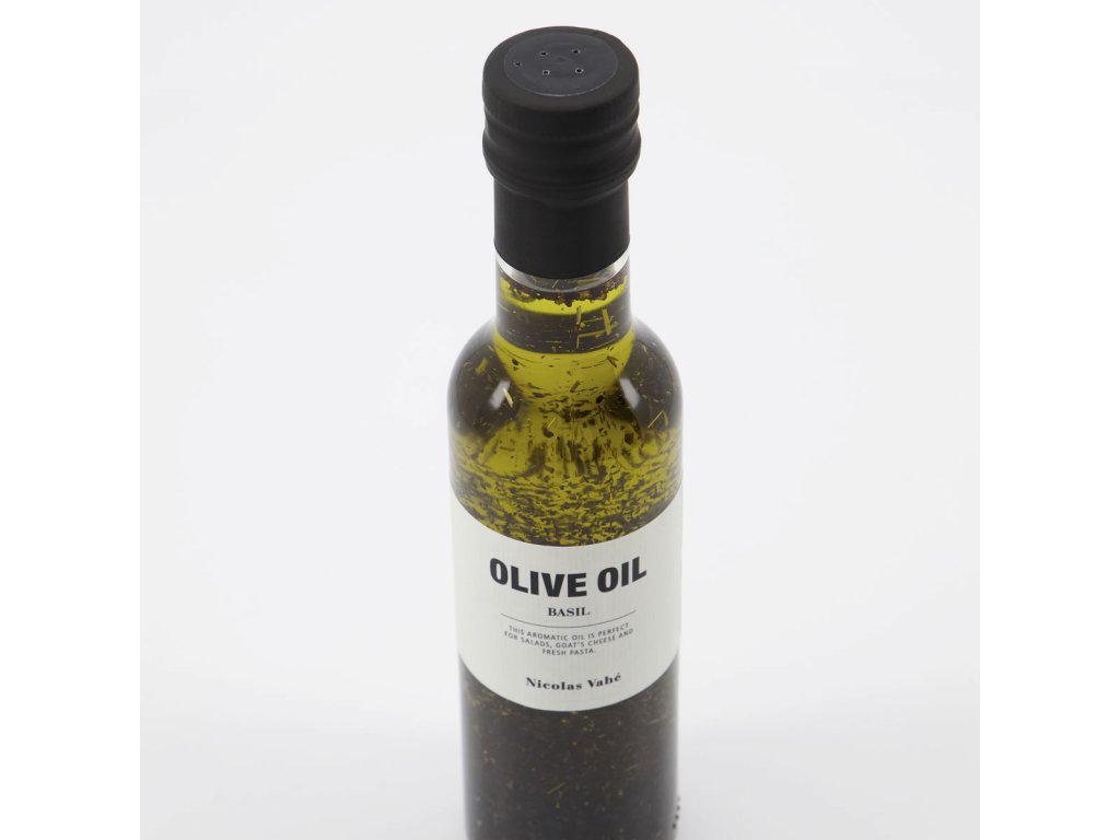 Basil-infused olive oil 250 ml, Nicolas Vahé